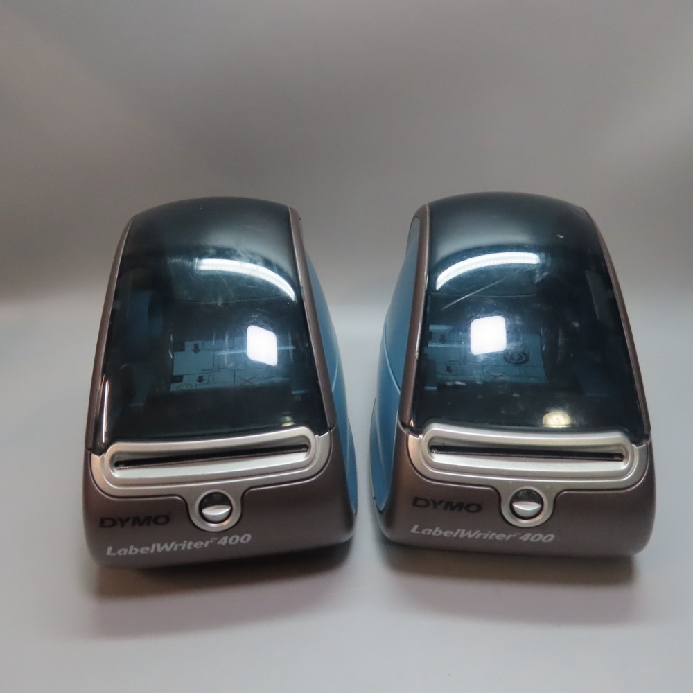 LOT OF 2 Dymo Labelwriter 400 Printer TESTED WORKING NO ACCESSORIES 93089